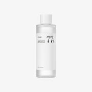 Anua Heartleaf 77% Soothing Toner for calming and hydrating sensitive skin.