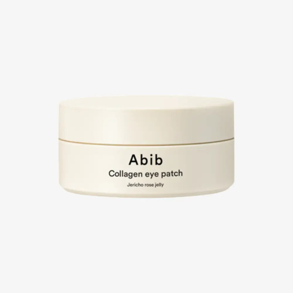 Abib Collagen Eye Patch Jericho Rose Jelly – A revitalizing eye patch infused with collagen and Jericho rose extract to deeply hydrate, firm, and reduce the appearance of fine lines for a youthful, refreshed look.