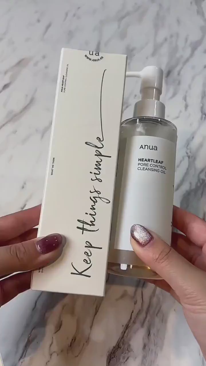 Load video: Anua | Heartleaf Pore Control Cleansing Oil